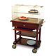 carrito de servicio / para el sector profesional / refrigerado / de madera