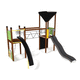 estación de juego para parque infantil / de acero / de madera / de cuerda