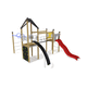 estación de juego para parque infantil / de acero / de madera / de cuerda
