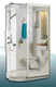 baño contemporáneo / de cerámica / para el sector profesional / prefabricado