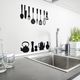 adhesivo de pared cocina / de vinilo