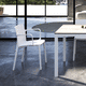 silla contemporánea / de exterior / de interior / de polipropileno