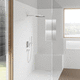 ducha de obra / de Corian® / fija / rectangular