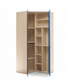 armario esquinero / contemporáneo / de madera / con puertas batientes