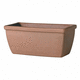 maceta de jardín de terracota / rectangular