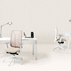 silla de oficina contemporánea / de interior / de malla / en malla