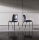 silla contemporánea / de interior / de tejido / de cuero