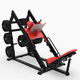 máquina de musculación squat / prensa de piernas / de interior / para el sector profesional