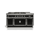cocina con horno de gas / profesional / 6 fuegos / 3 hornos