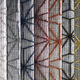 tela de tapicería / con motivos geométricos / de terciopelo / Jacquard
