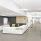 mostrador de recepción de esquina / en arco de círculo / en L / modular