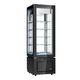 vitrina refrigerada armario / para comercio / negra / con puerta