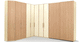 armario esquinero / contemporáneo / de madera / con puertas batientes