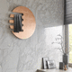 radiador toallero de agua caliente / eléctrico / de diseño / de aluminio
