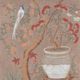 papel pintado clásico / con motivos de la naturaleza / con motivos de escenas / hecho a mano