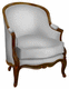 sillón de estilo Luis XV / de poliuretano / Bergere