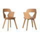 silla contemporánea / de interior / de tejido / de cuero