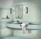 baldosa de cerámica / pulida / de baño / de pared