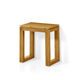 taburete contemporáneo / de madera / de baño / marrón