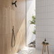 baldosa de gres porcelánico / brillante / de interior / de baño