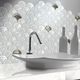 mosaico de vidrio / brillante / con relieve / liso