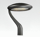 farola urbana / contemporánea / de aluminio fundido / con difusor de vidrio templado
