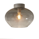plafón contemporáneo / ovalado / de vidrio / LED