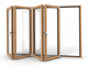 ventana de PVC / corredera / plegable / con vidrio doble
