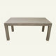 mesa contemporánea / de roble / con base de roble / rectangular
