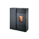 estufa de pellets / 8.5 kW / independiente / central