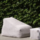 sillón pera contemporáneo / de tejido acrílico / de tejido sintético / con reposapiés
