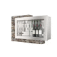 vitrina refrigerada mostrador / de acero inoxidable / con puerta / sin estanterías