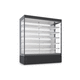 vitrina refrigerada armario / para comercio / de metal / gris