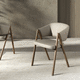 silla de comedor contemporánea / de interior / de cuero artificial / de tejido sintético