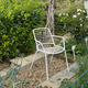 silla de jardín contemporánea / de exterior / de tejido / con base de polipropileno