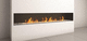 chimenea de gas / encastrable / Cara única / hogar abierto