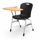 silla contemporánea / de interior / de polipropileno / con base de acero