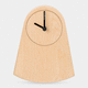 reloj contemporáneo / de mesa / analógico / de madera