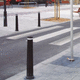 poste separador de protección / bi-elastómero / fijo / alto