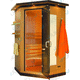 sauna para uso residencial / de madera / de interior