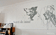 adhesivo de pared a medida
