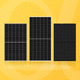 panel solar fotovoltaico plano / con dos cristales / negro