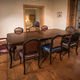 mesa de comedor de estilo Luis XV / de madera / rectangular / a medida