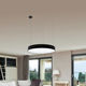 luminaria suspendida / LED / fluorescente / redonda