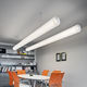 luminaria suspendida / LED / fluorescente / lineal