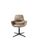 silla de visita contemporánea / de interior / de tejido / con base de acero