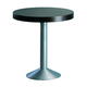 mesa contemporánea / de haya / con base de hierro fundido / redonda
