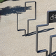 soporte para bicicletas de suelo / de acero termolacado / profesional / para espacio público
