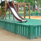 valla con barrotes / para parque infantil / de plástico reciclado / contemporánea