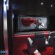 pantalla de proyección empotrable / 16/9 / para home cinema / transonora